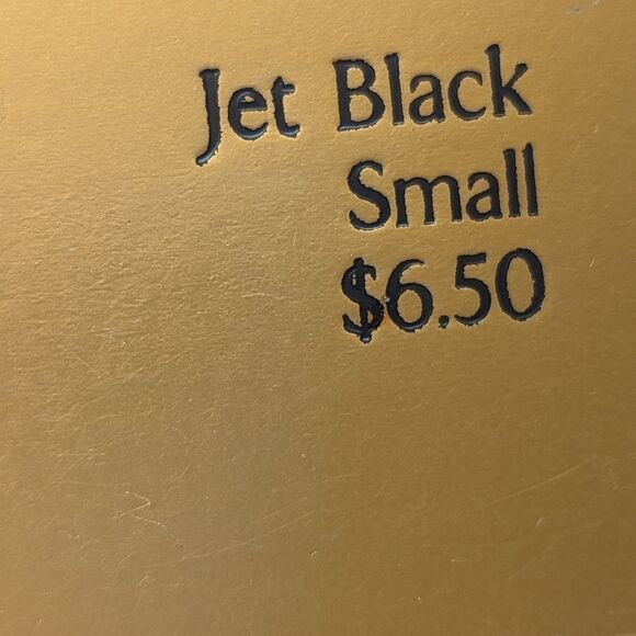 Vintage Victoria’s‎ Secret Pantyhose in Jet Black Sz S Sheer Lace Top - Picture 3 of 4